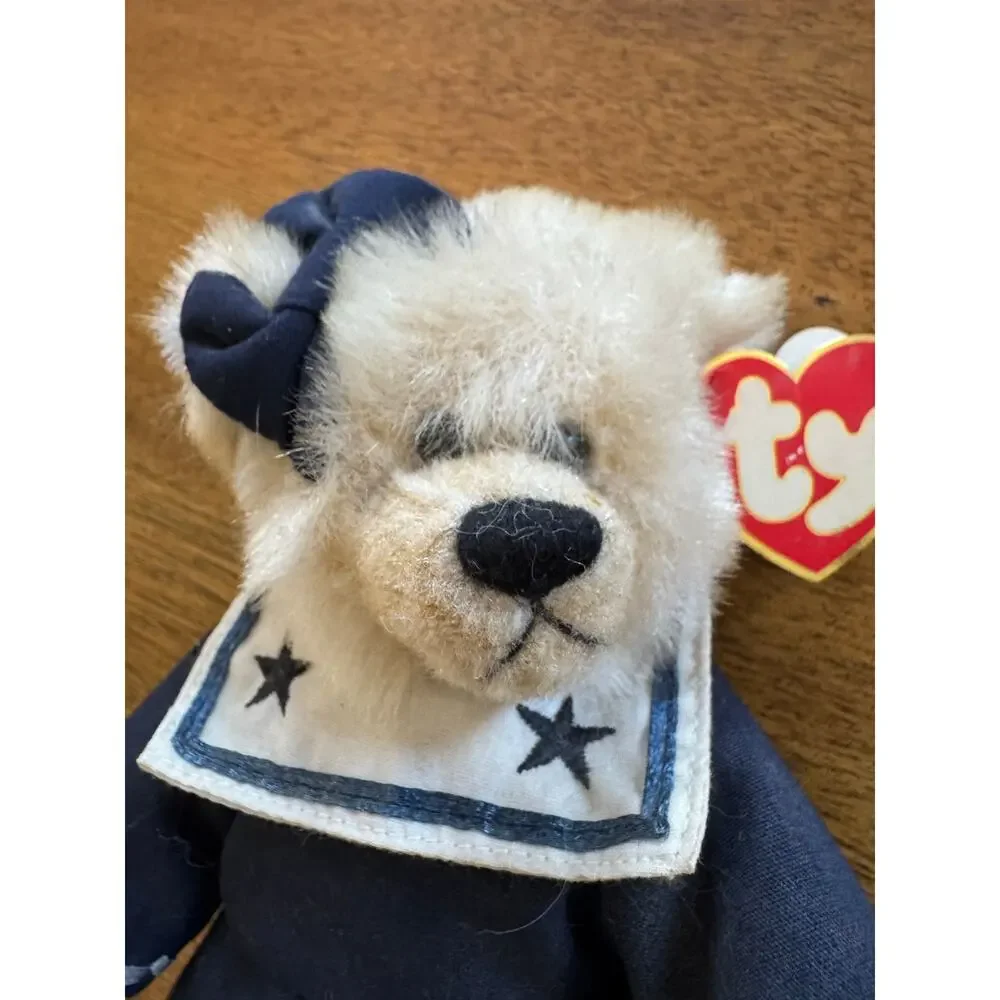 Ty Attic Treasures Breezy Bear Sailor Outfit Plush Navy Dress With Tag - Picture 3 of 9